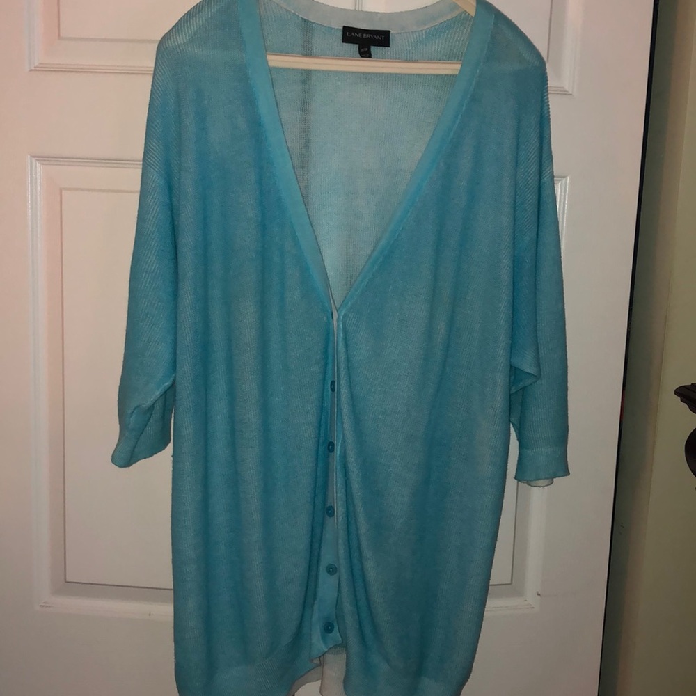 Lane Bryant Blue cardigan